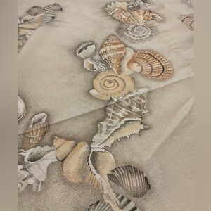 Seashell design - Full/Queen Flat Sheet
